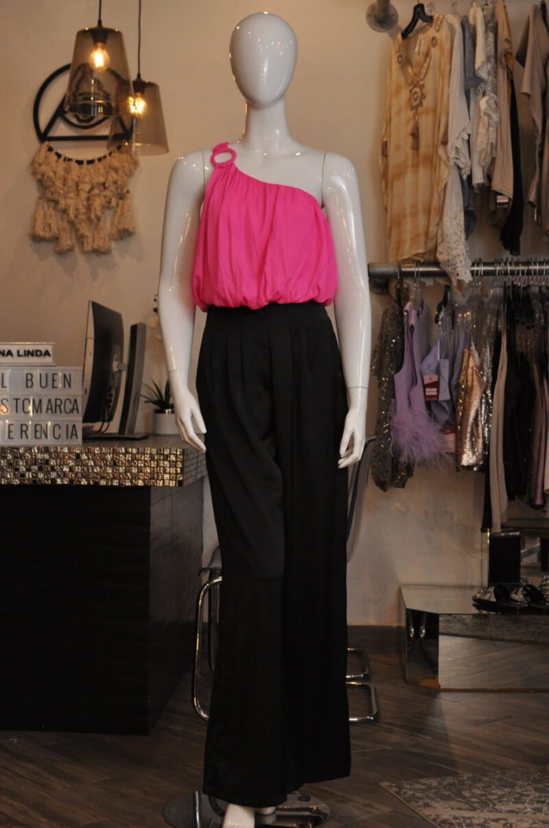 Pantalon liso negro
