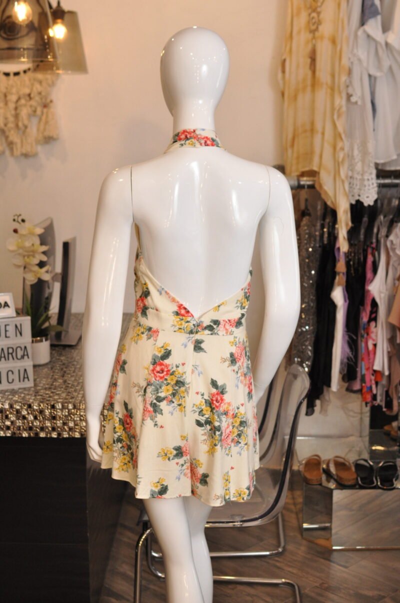 Jumpsuit beige estampado - Image 3