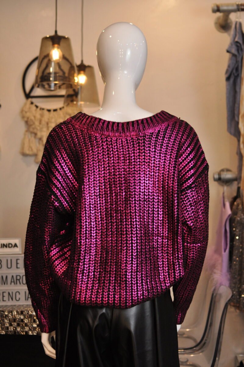 Sueter metalico rosa - Image 3