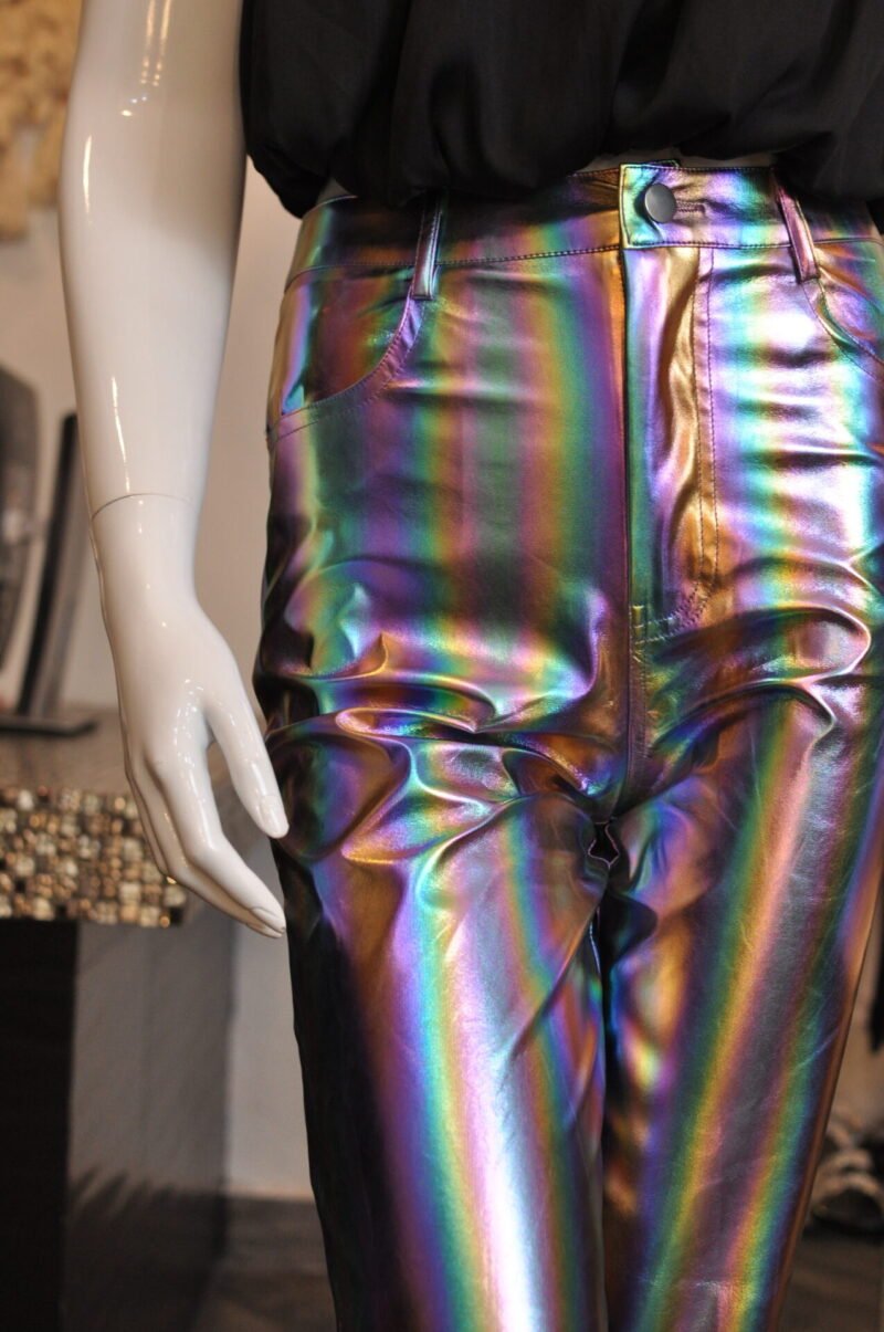 Pantalon metalizado multicolor - Image 3
