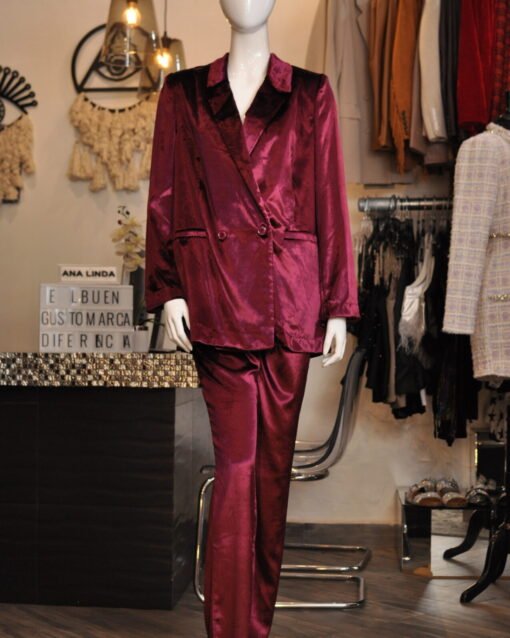 Pantalon velvet violeta