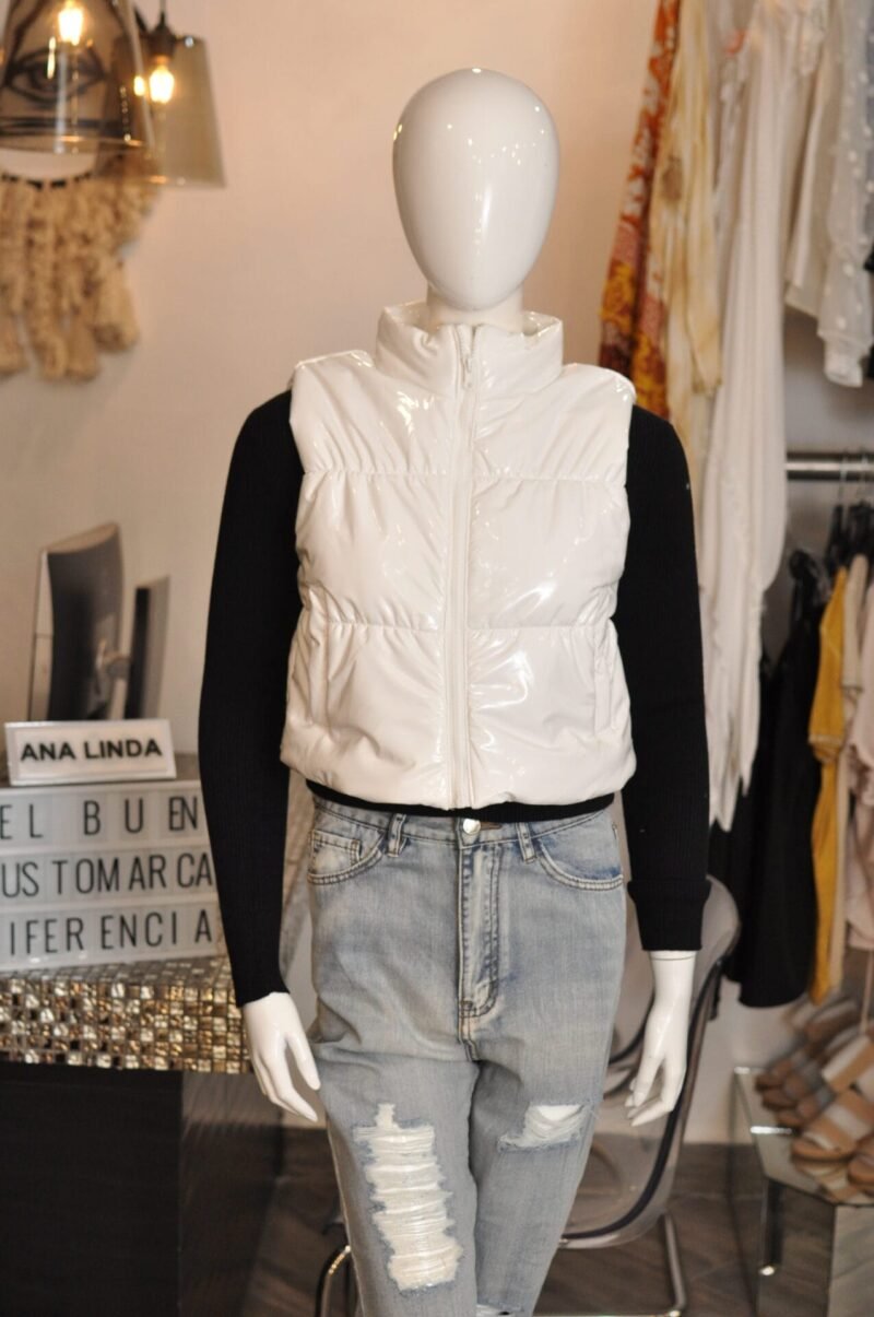Chaleco corto blanco - Image 2