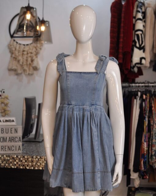 Vestido corto de mezclilla