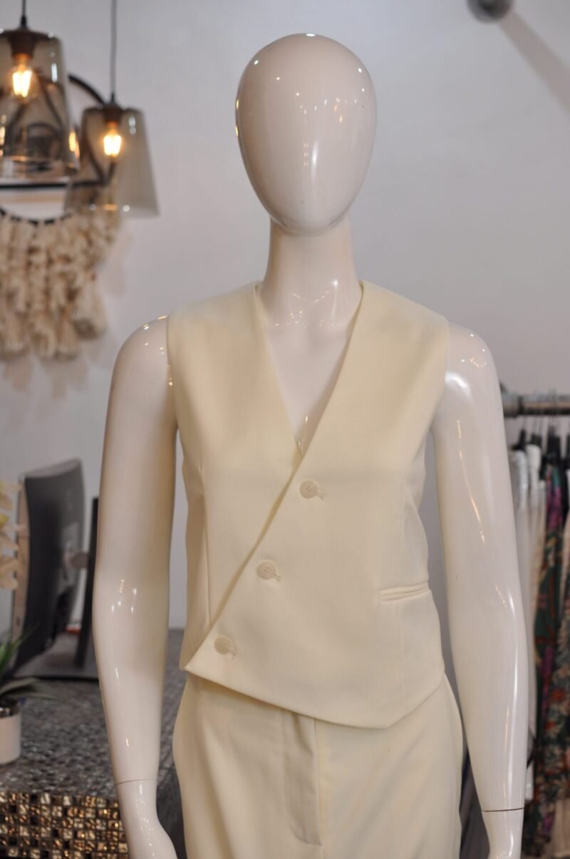 Set chaleco blanco