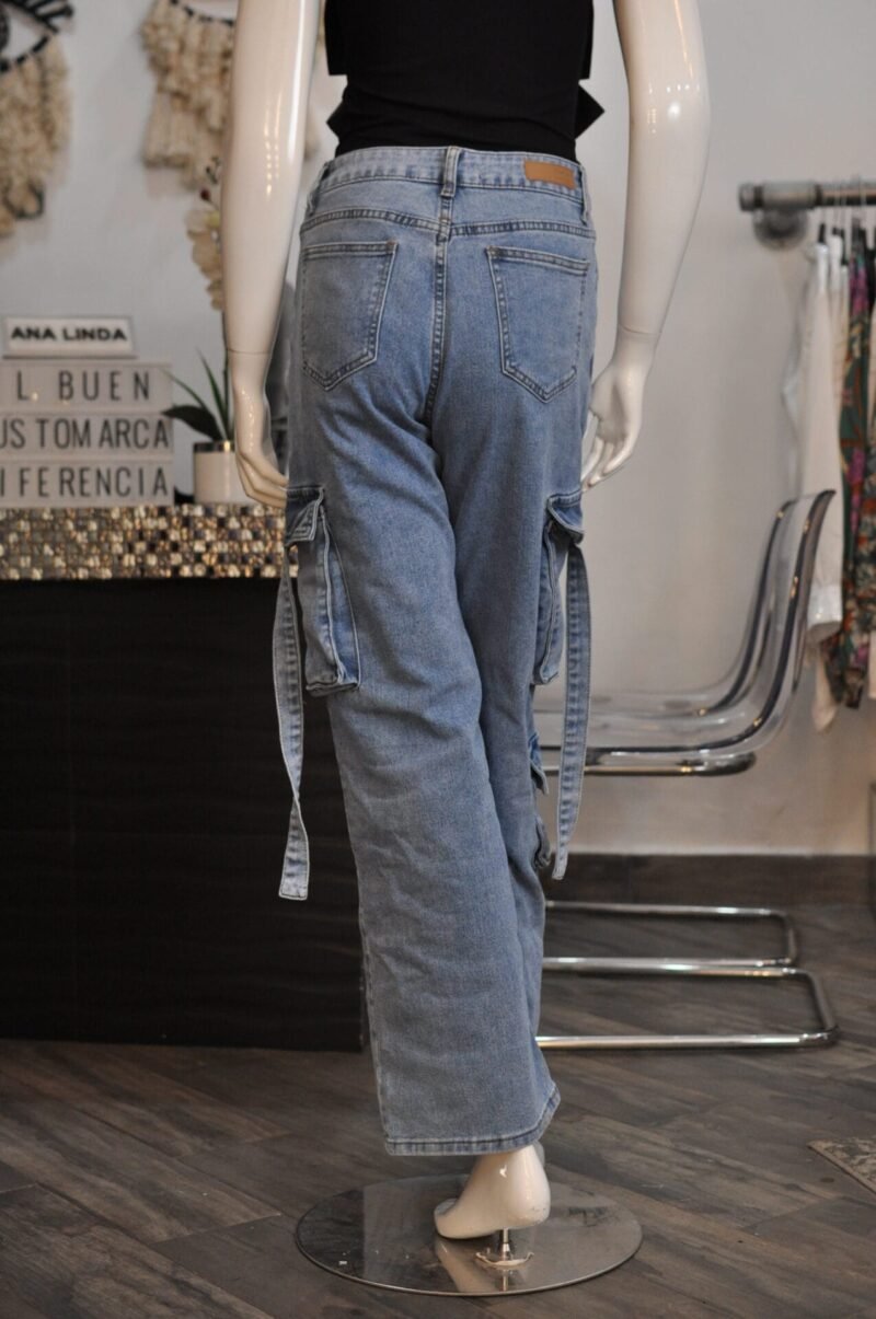Pantalon cargo de mezclilla - Image 5