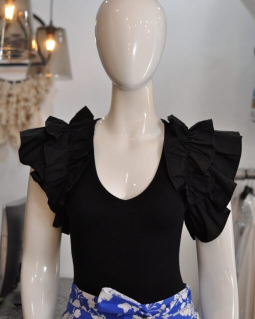 Bodysuit negro con detalles