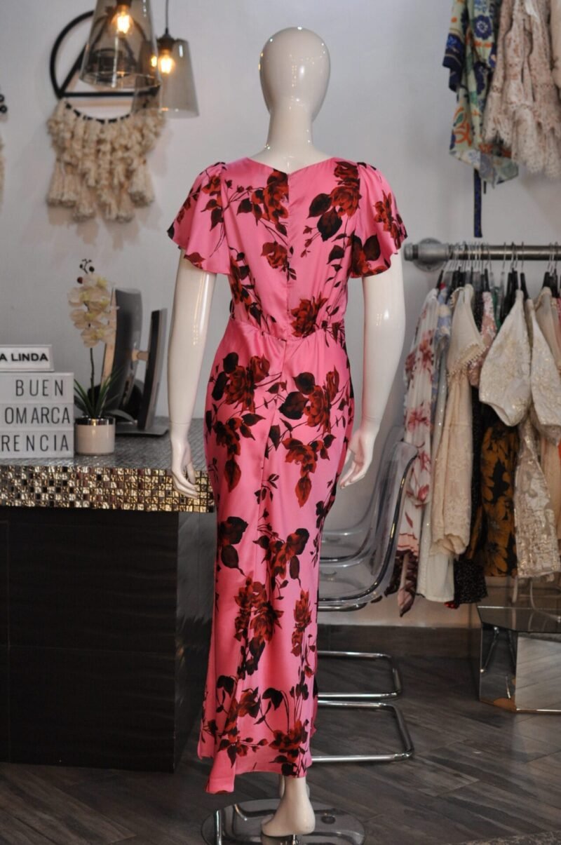 Vestido rosa con estampado - Image 6