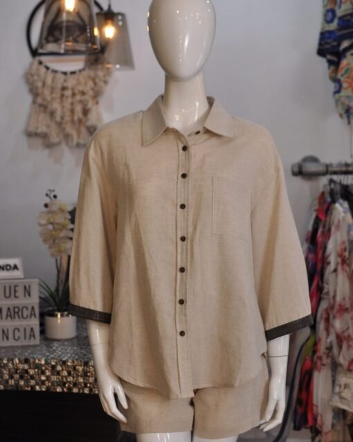 Set lino beige
