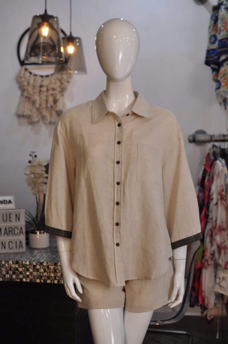 Set lino beige