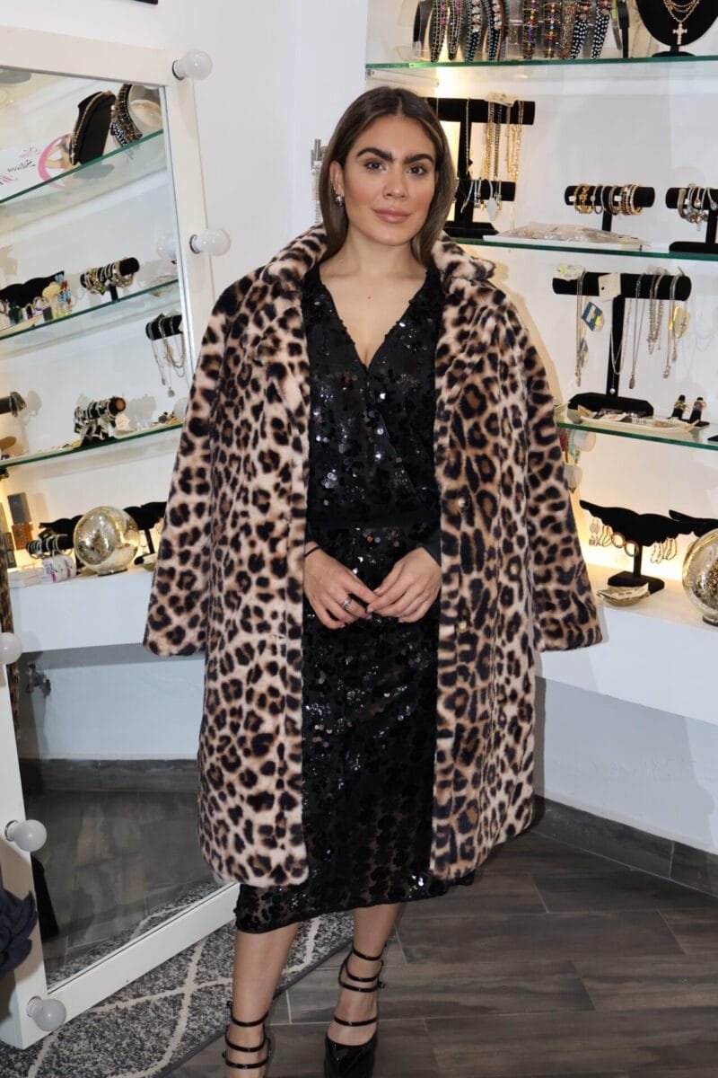 Abrigo estampado animal print - Image 2