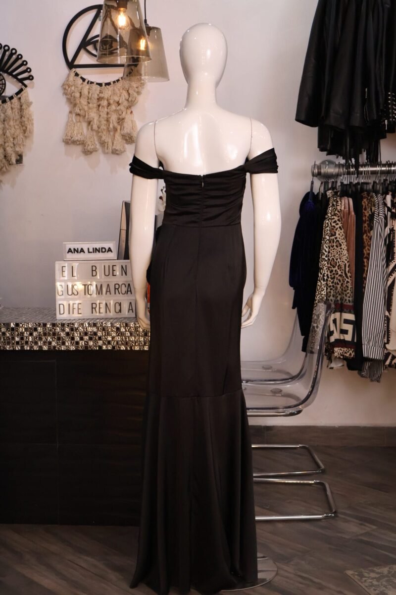 Vestido negro largo - Image 6