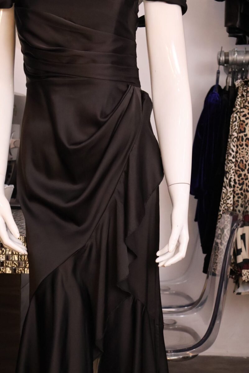 Vestido negro largo - Image 3