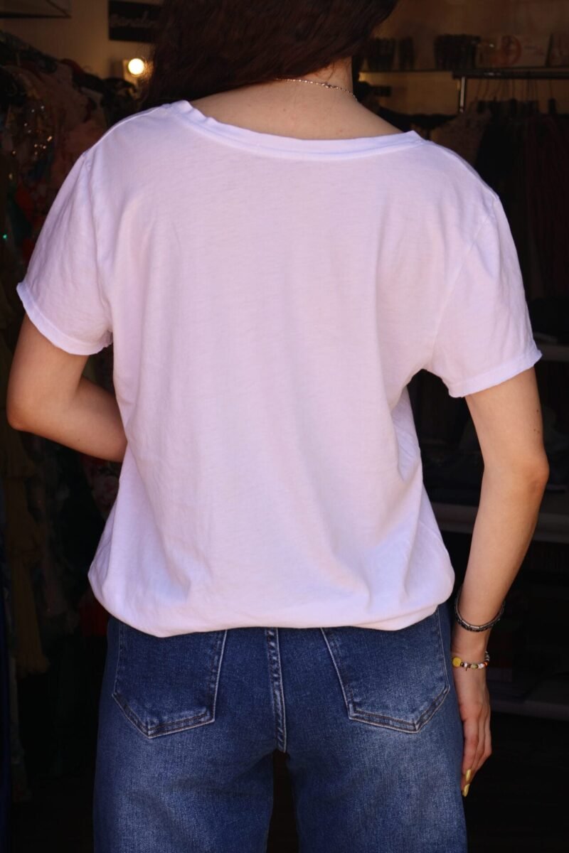 Blusa lisa blanca - Image 3