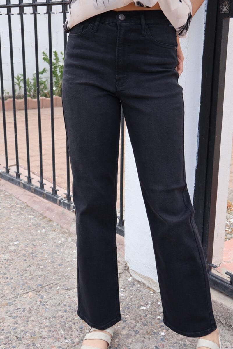 Jeans liso negro - Image 2