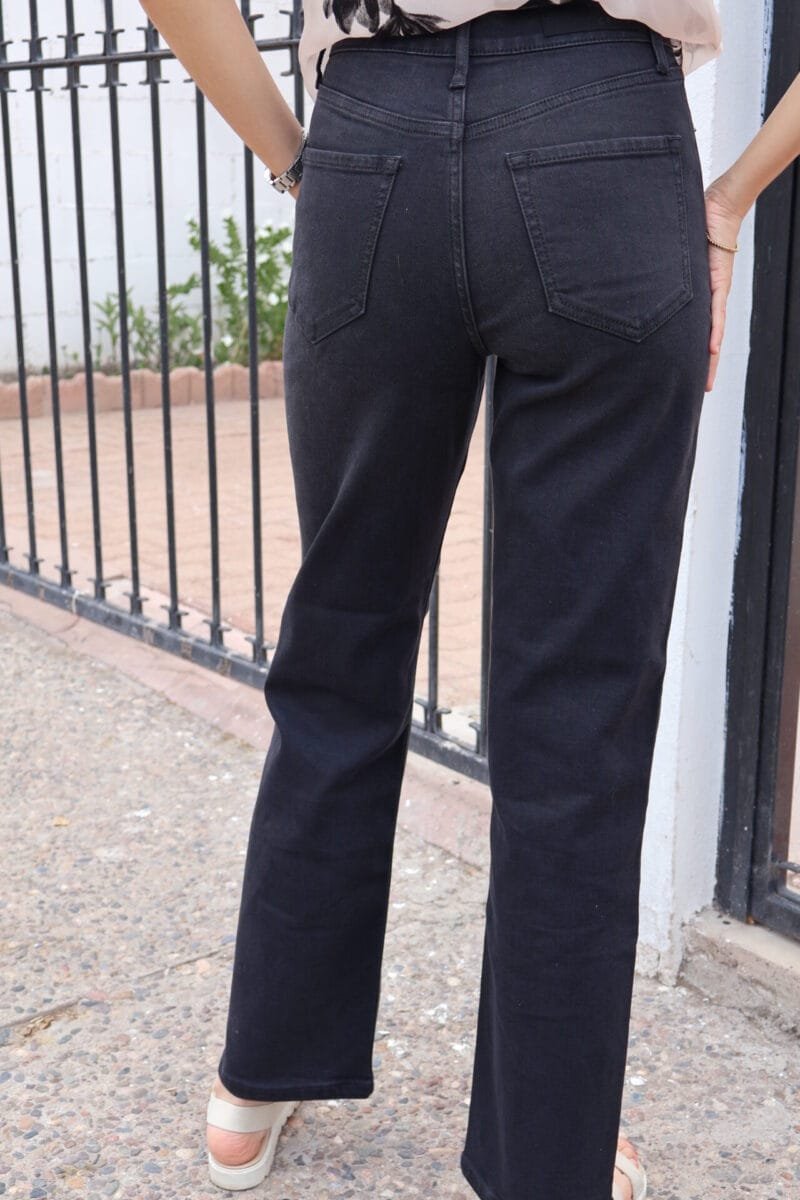 Jeans liso negro - Image 3