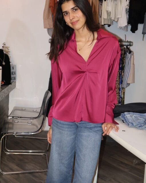 Camisa guinda