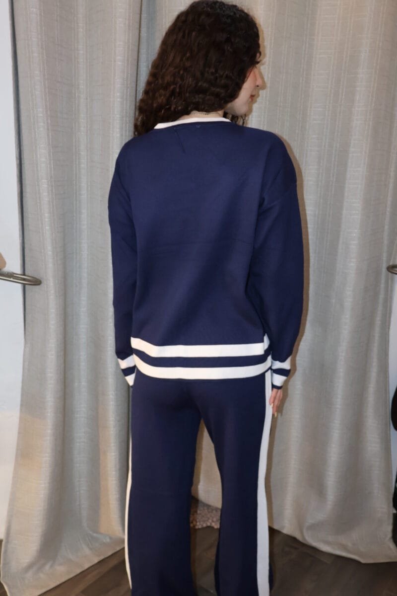 Set pants azul con blanco - Image 3