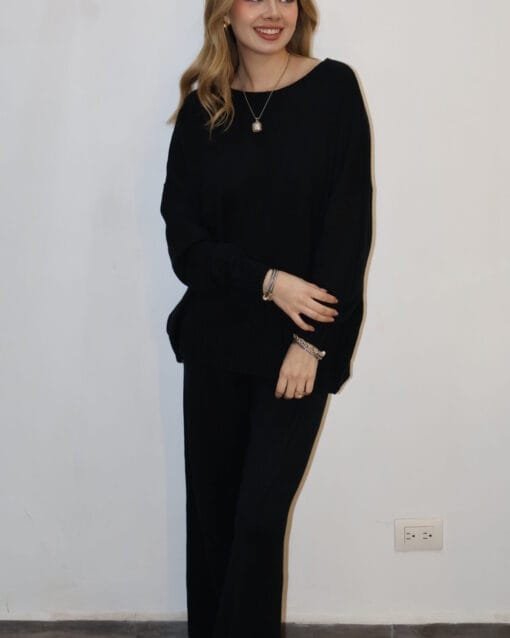 set de pants negro