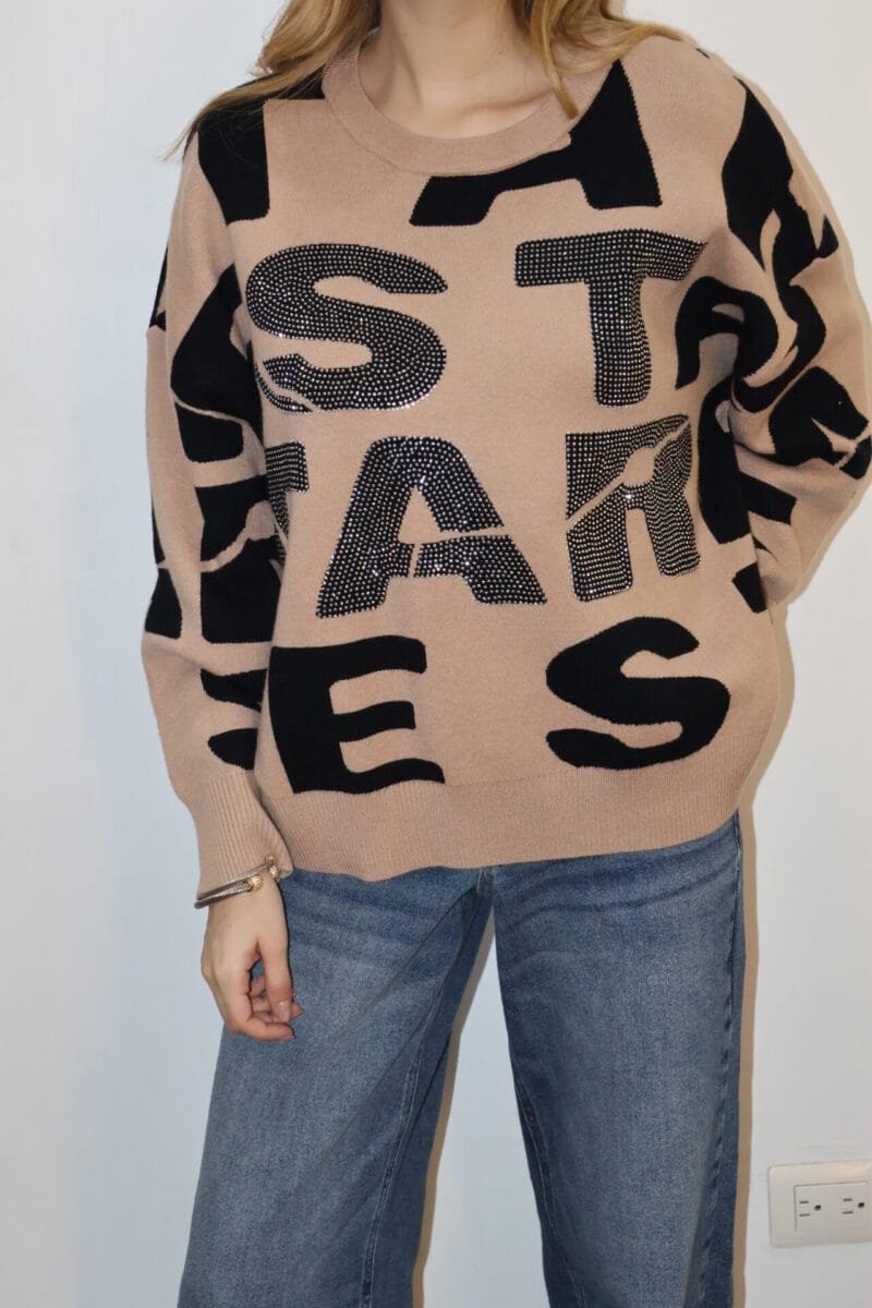 sueter cafe estampado letras - Image 3