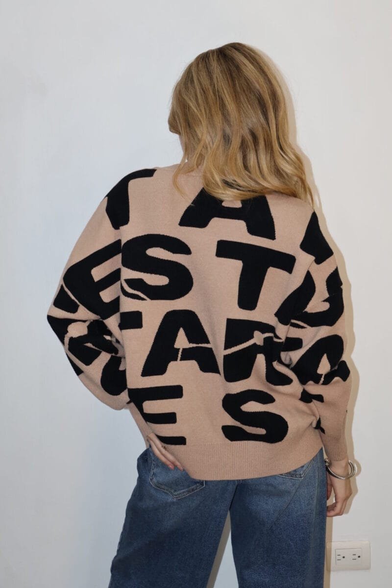 sueter cafe estampado letras - Image 5