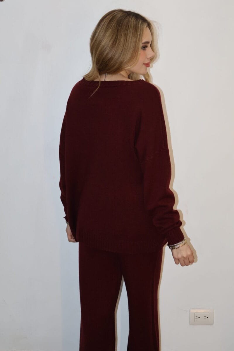 Set de pants guinda - Image 4