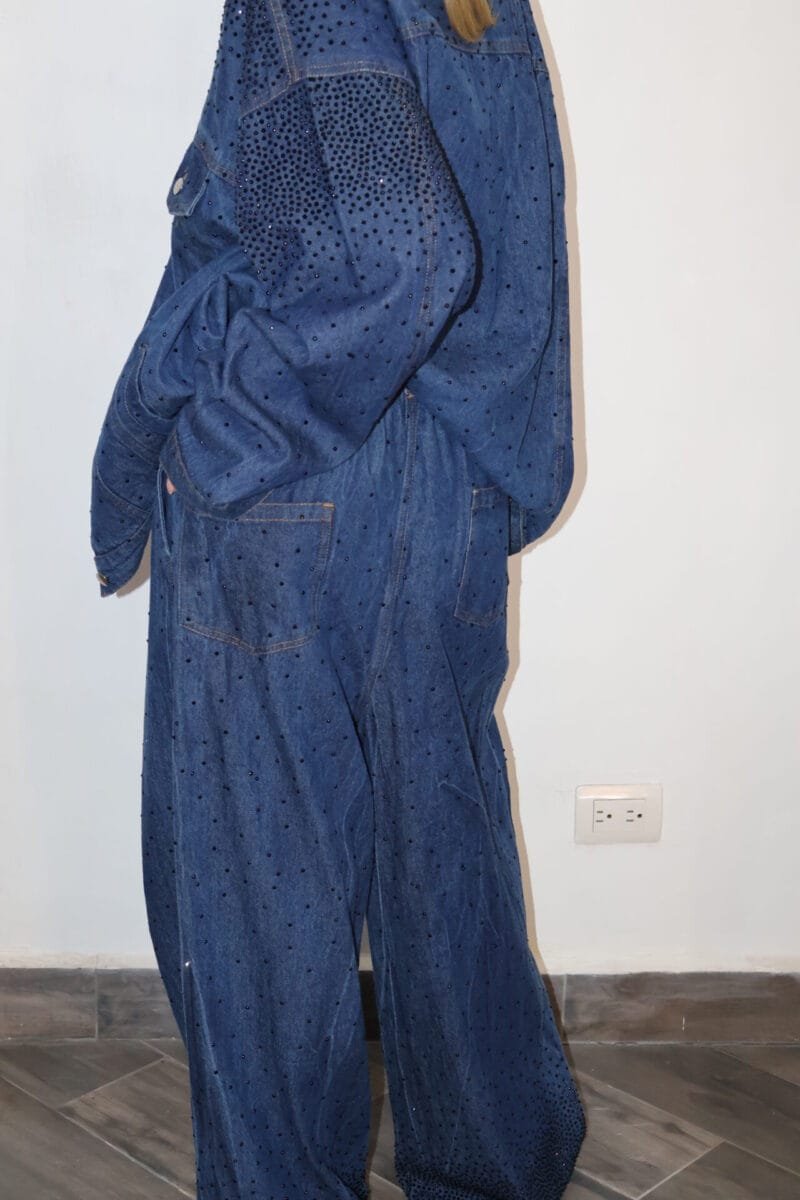 Jeans de mezclilla con brillos - Image 5
